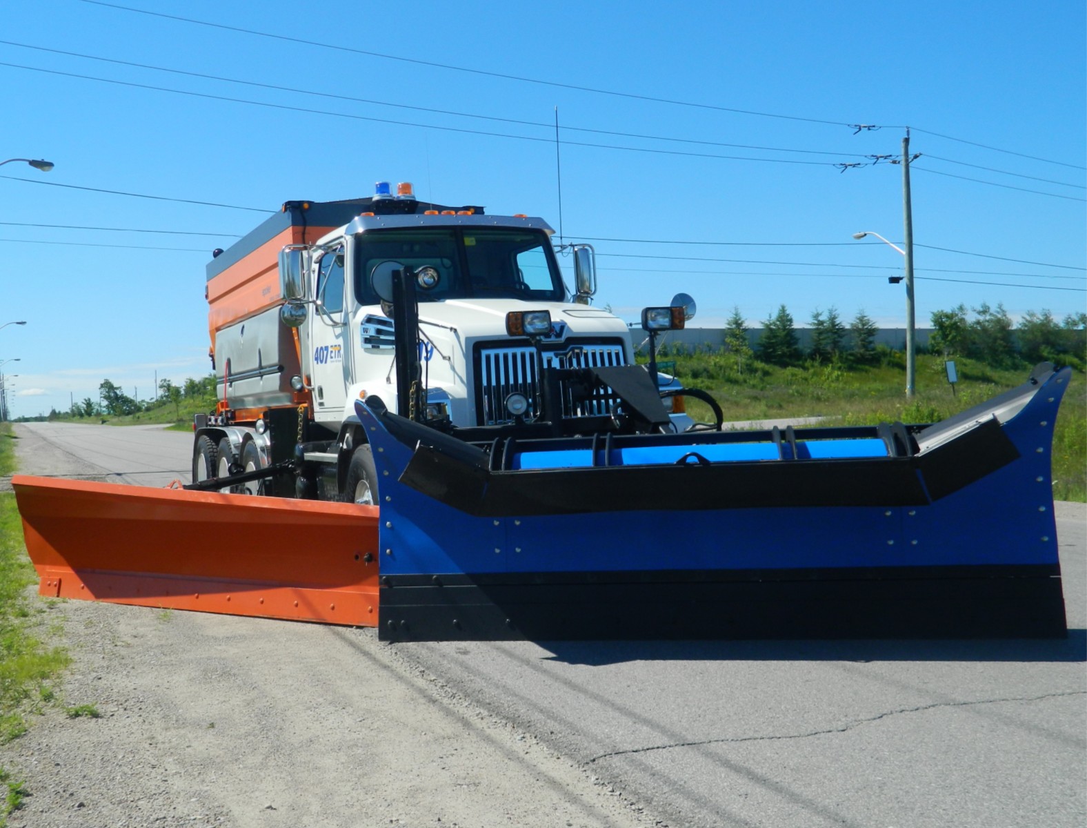 Plow Truck 407 Express Toll Route Wausau Equipment